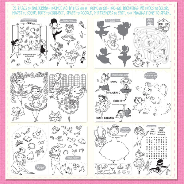 Ballet Nail Stickers and Activity Book Gift Pack