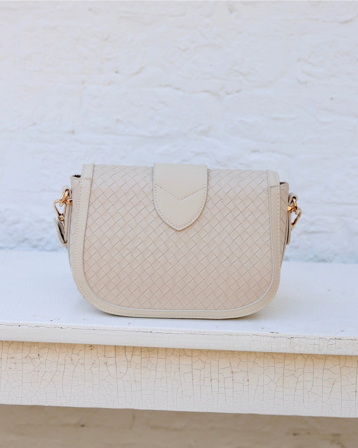 Griffin Crossbody Bag| Almond