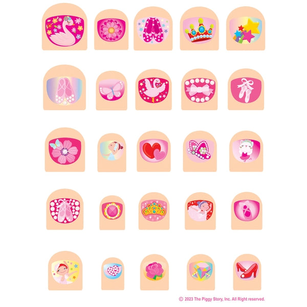 Lil' Fingers Nail Art | Pretty Ballerinas