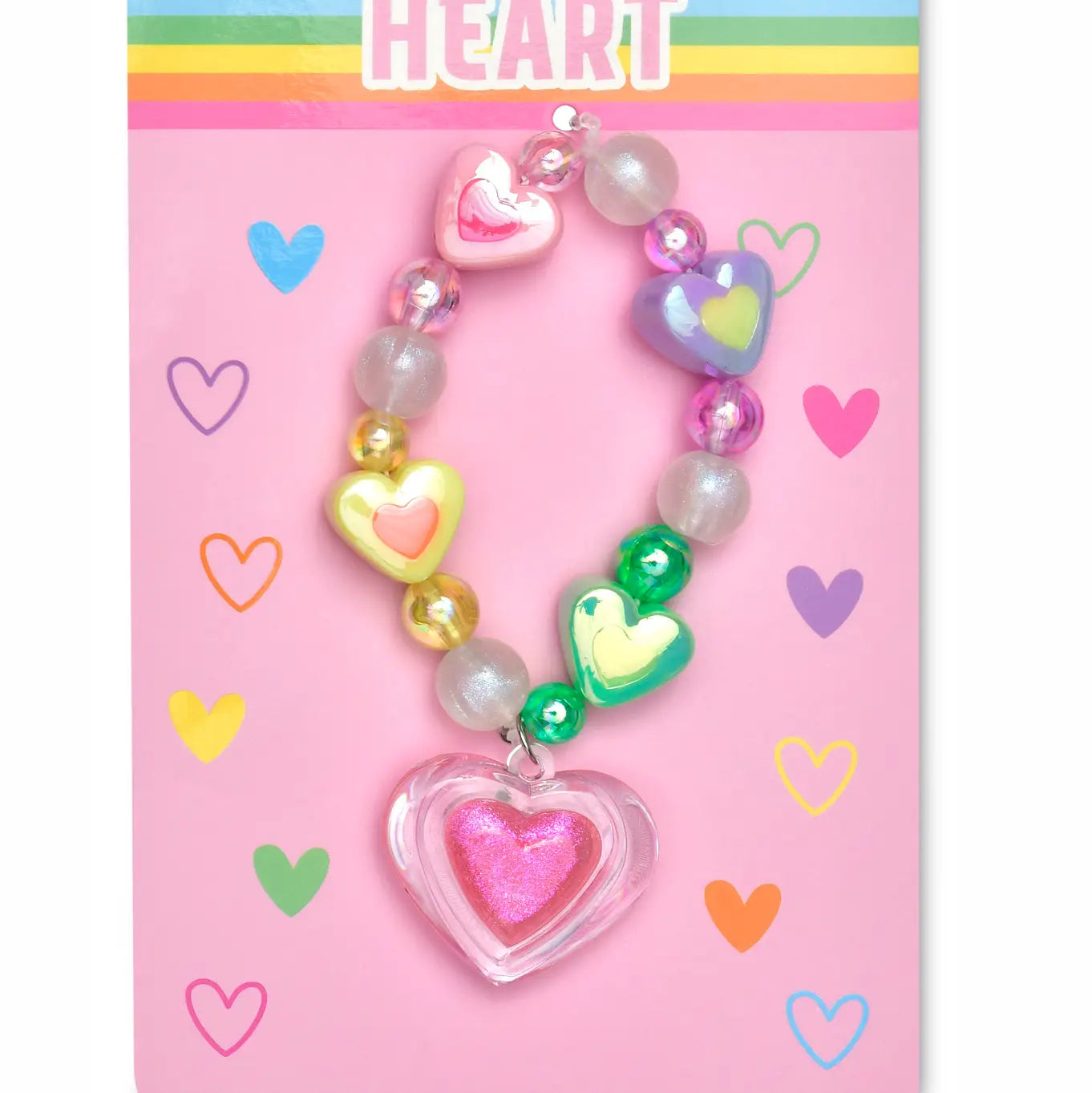 Heart Lip Gloss Bracelet