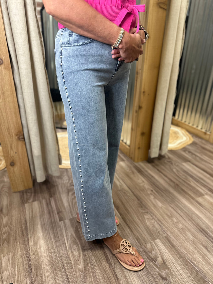 The Pearly Denim Bottoms