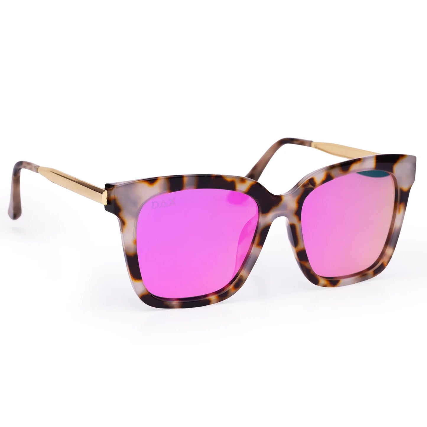 Lyla - Polarized Medium Cat Eye Sunglasses | Hot Pink