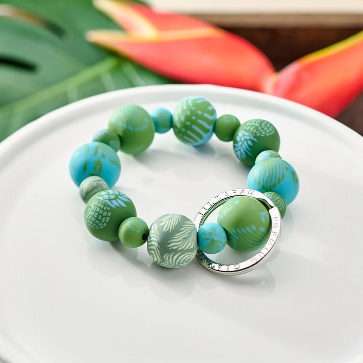 Canary Gold Wrist Keychain |Tropical Green