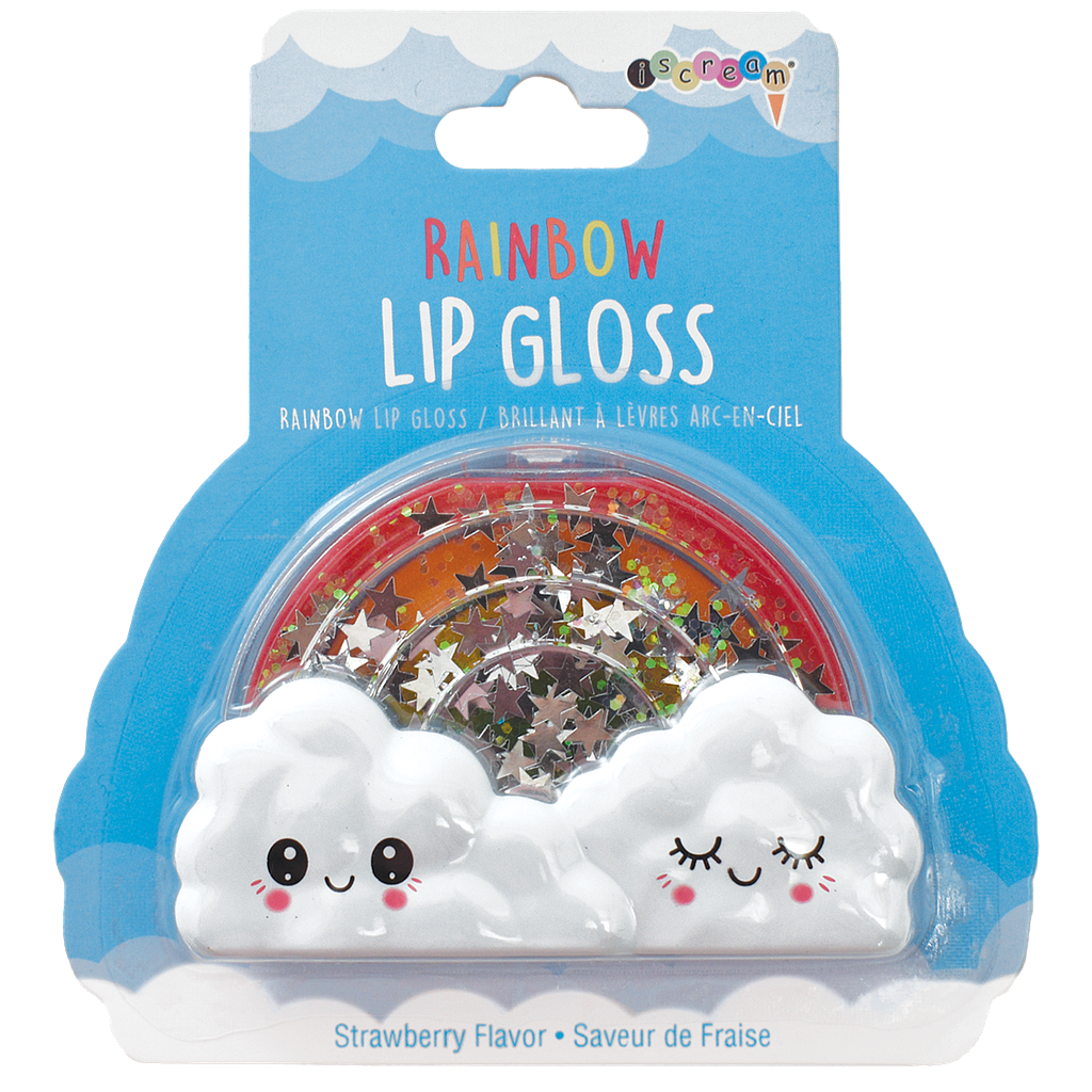 Rainbow Lip Gloss Strawberry Flavor