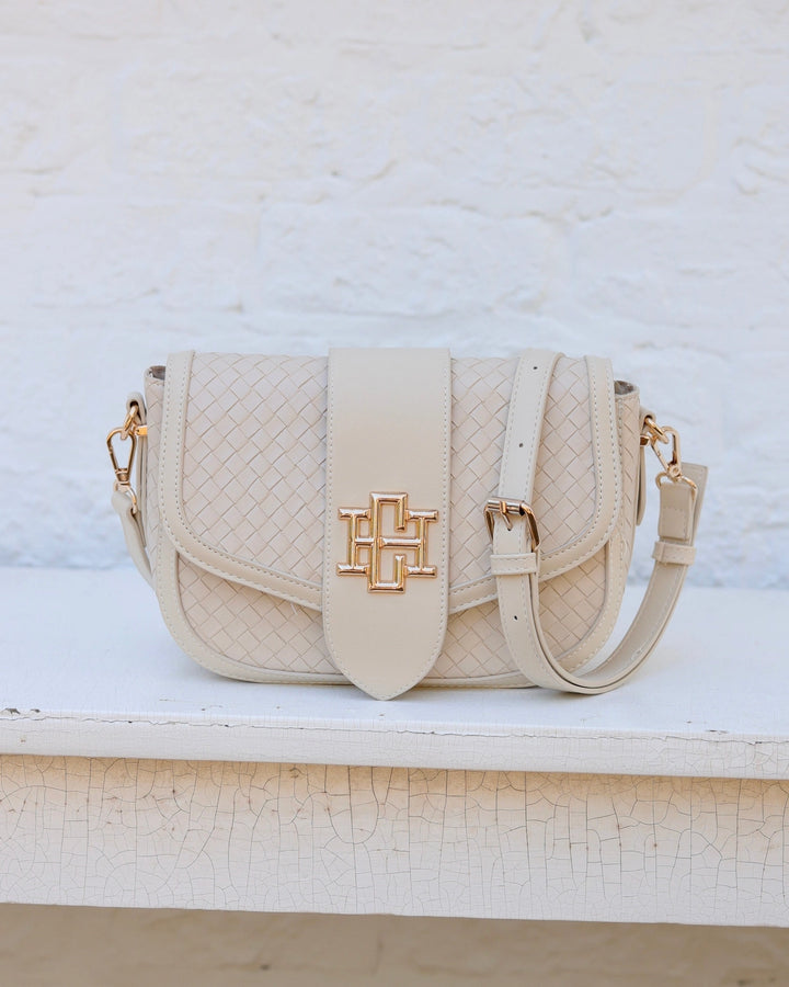 Griffin Crossbody Bag| Almond