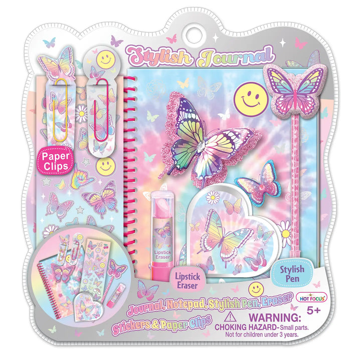 Tie Dye Butterfly Stylish Journal