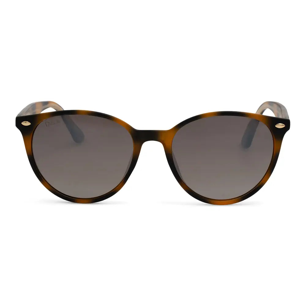 Asher Shell- Women's Polarized Round Sunglasses