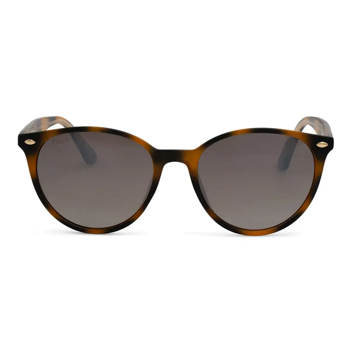 Asher Shell- Women's Polarized Round Sunglasses
