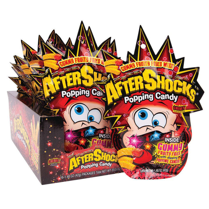 AFTERSHOCKS POPPING CHERRY GUMMY FRIES