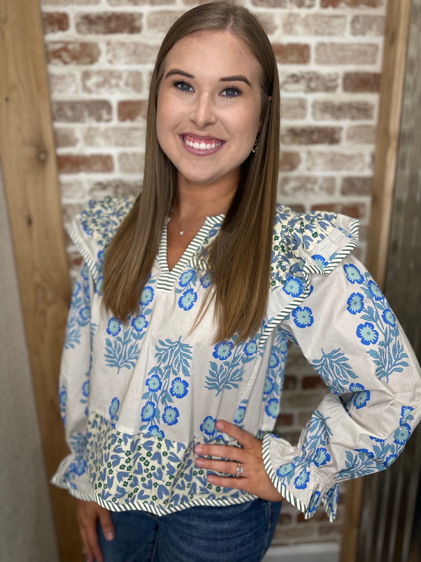 Timeless Blue Top