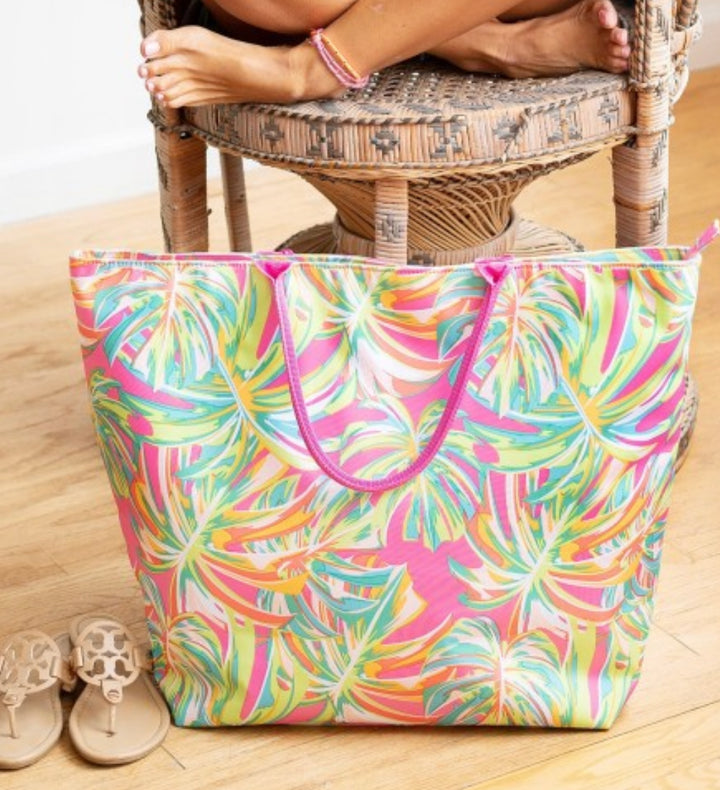 FLASH PRINTED BEACH BAG – Simply Savannah Boutique