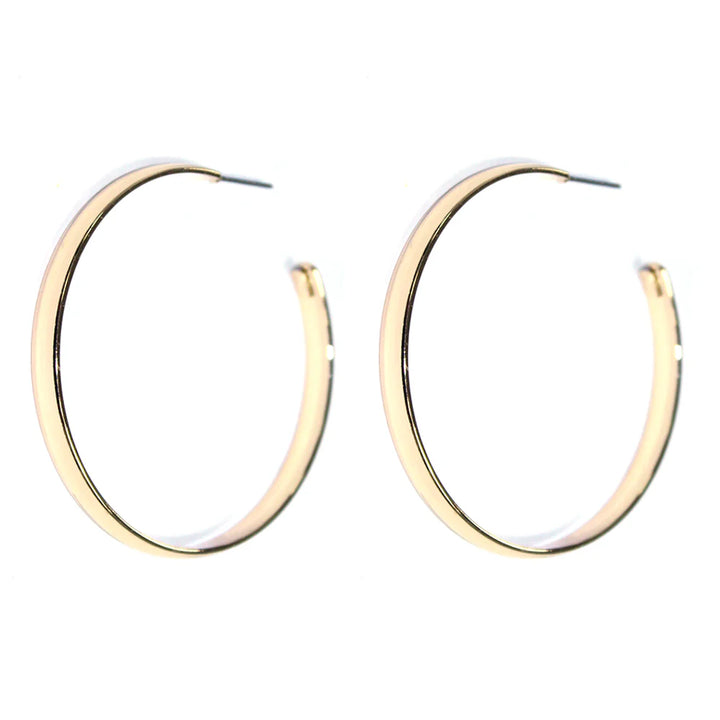 Thin Gold Hoops