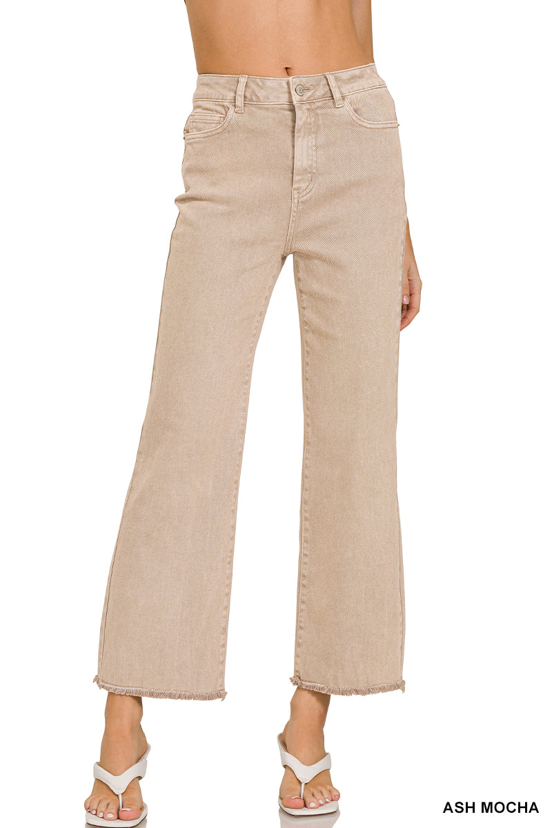 Lulu Acid Washed Jeans| Ash Mocha