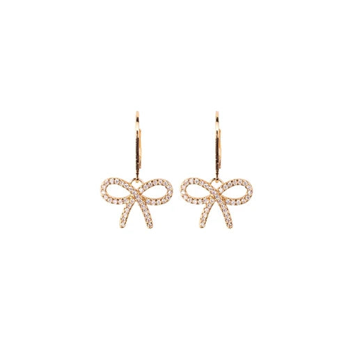 Izzy Gold Bow Huggies