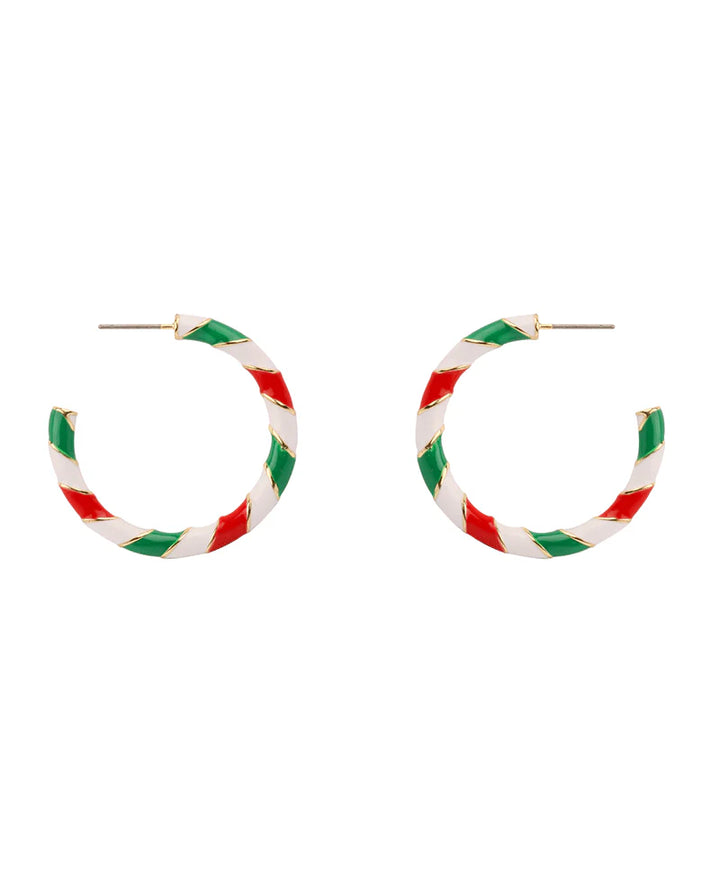 Christmas 35mm Hoop Earring