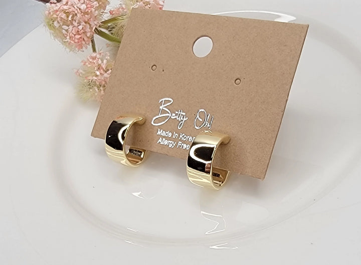 Reign Gold Hoops