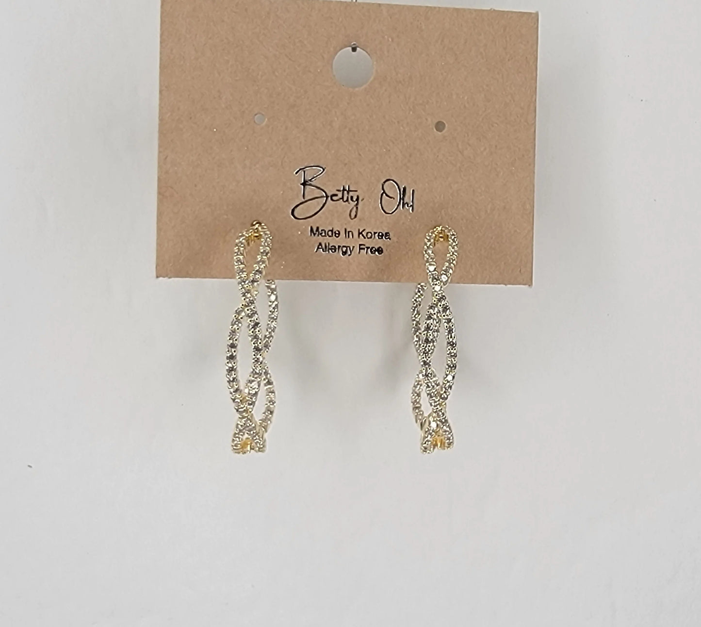 Kora Twisted Diamond Hoops