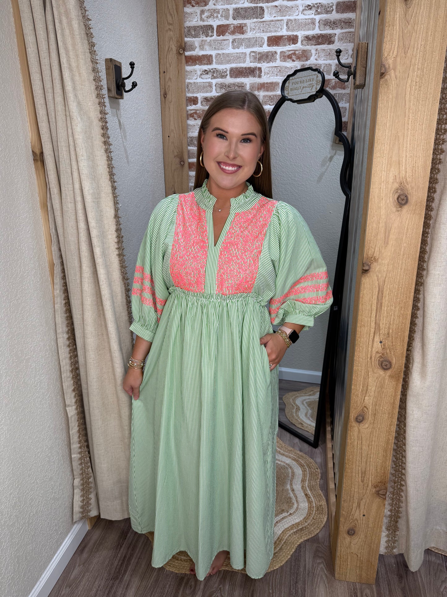 So True Lime Maxi Dress
