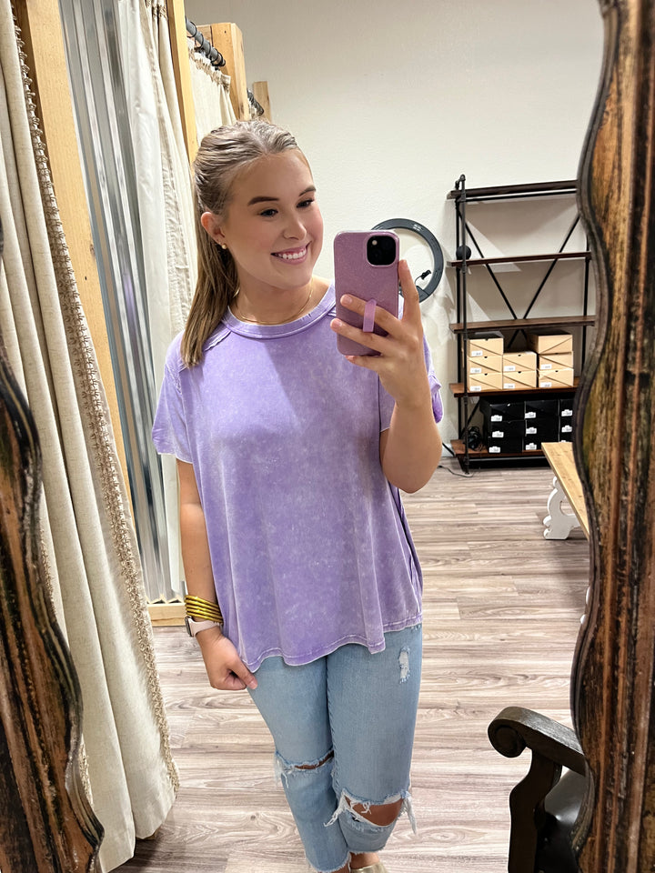 Weekend Escape Tee|Lavender
