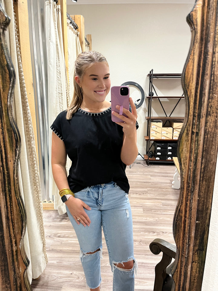 The Everyday Edge Top|Black