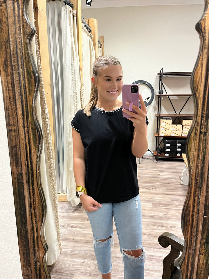 The Everyday Edge Top|Black