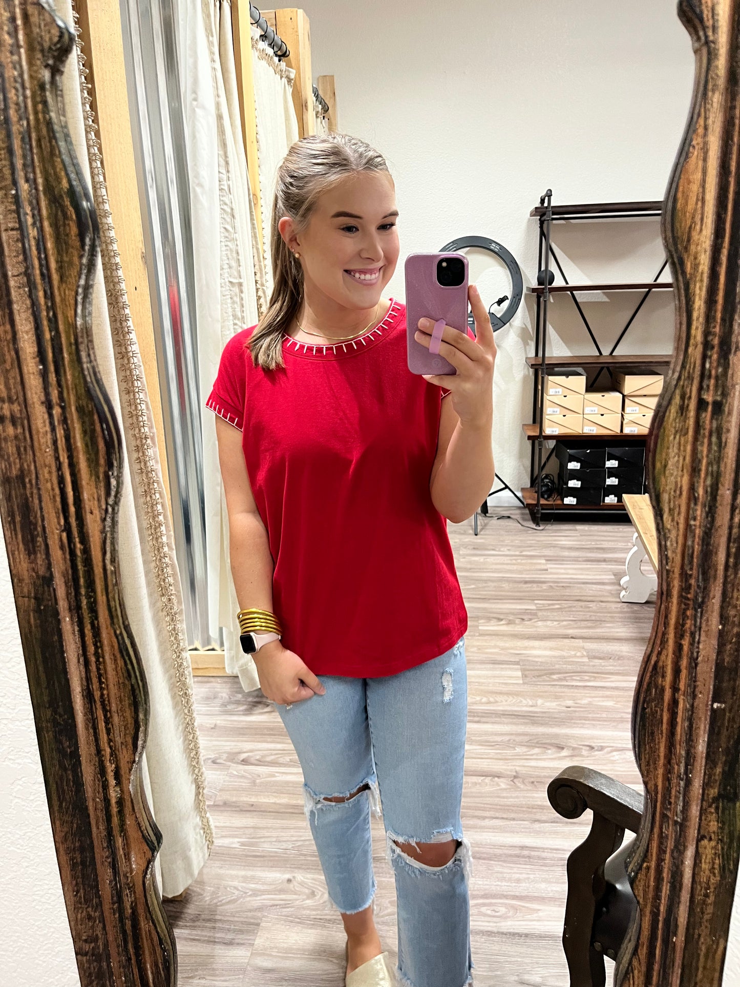 The Everyday Edge Top|Ruby