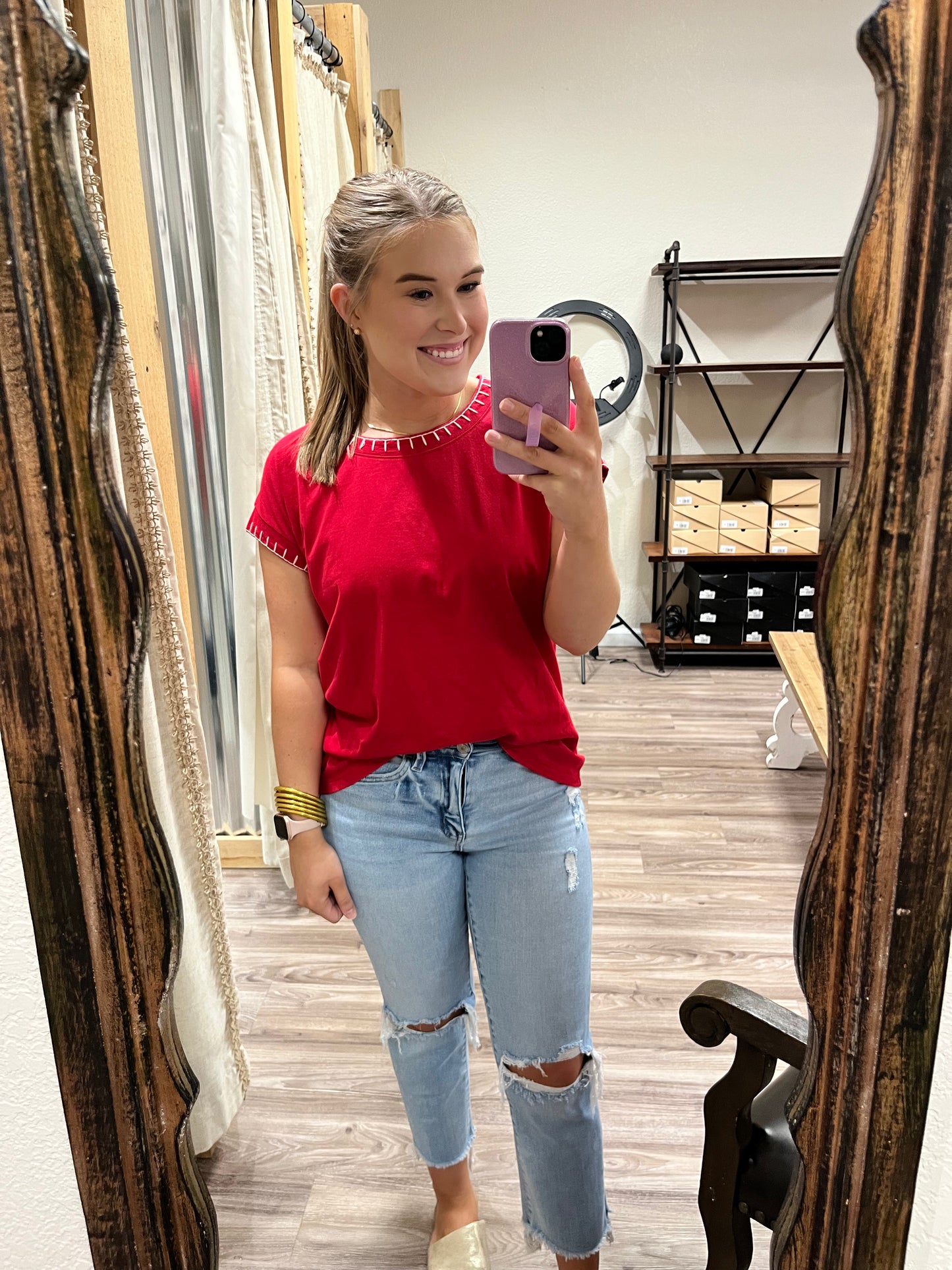 The Everyday Edge Top|Ruby