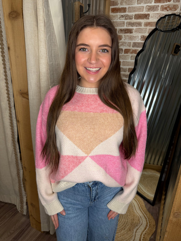 The Color block Sweater