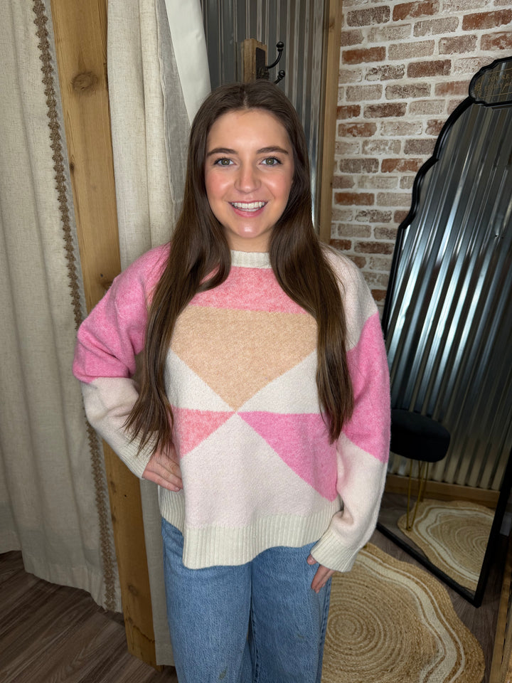 The Color block Sweater