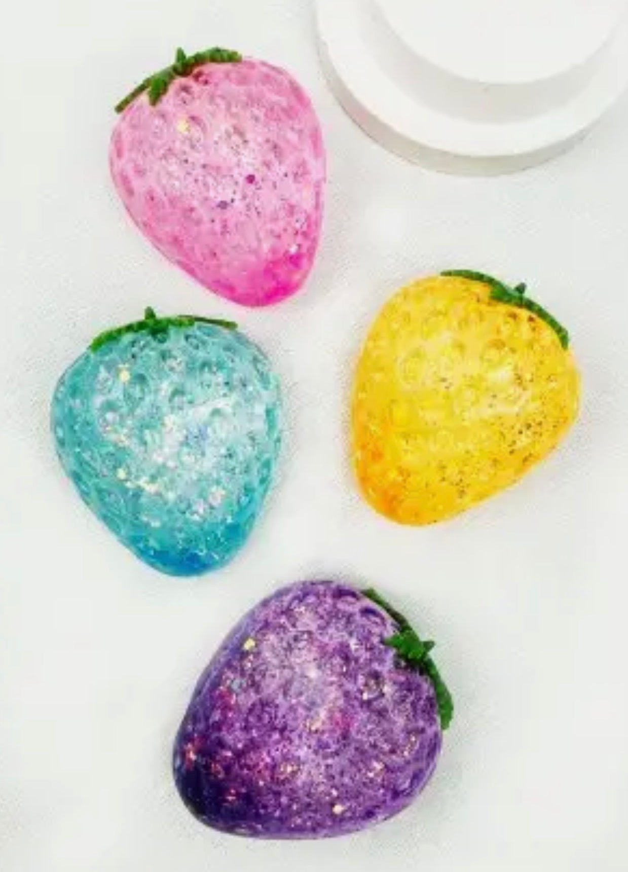 Mystery Textured Strawberry Squishy