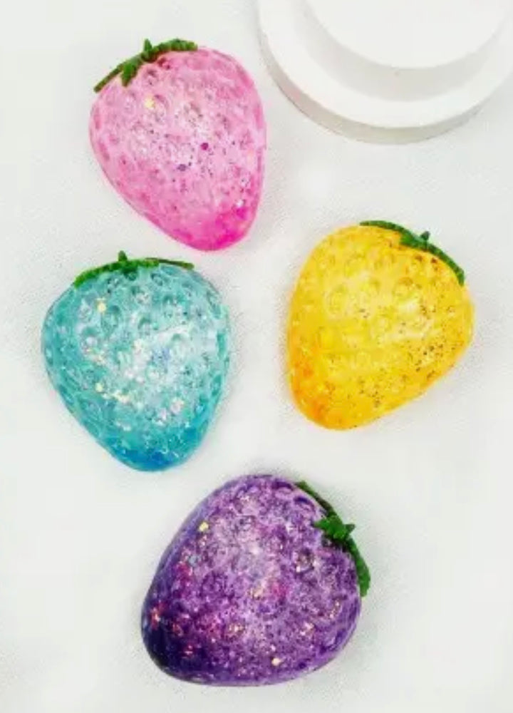 Mystery Textured Strawberry Squishy