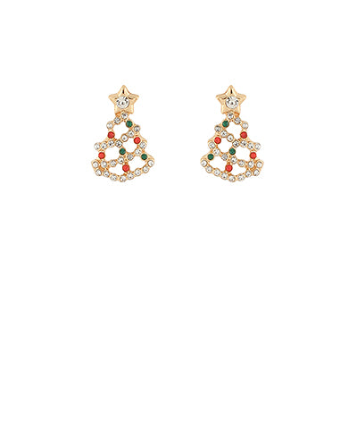 Christmas Tree Stud Earrings