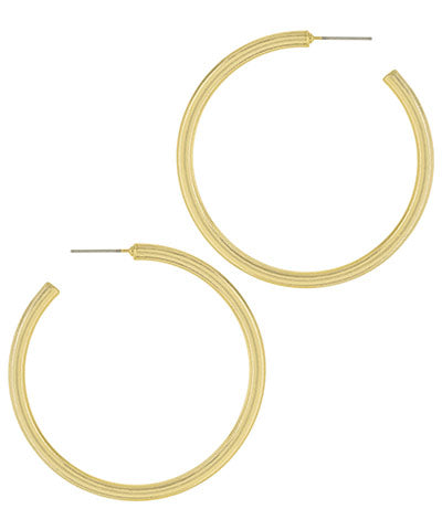 50mm Vintage Gold Hoops