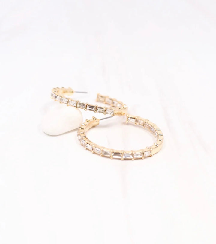 Cierra Hoop Earrings