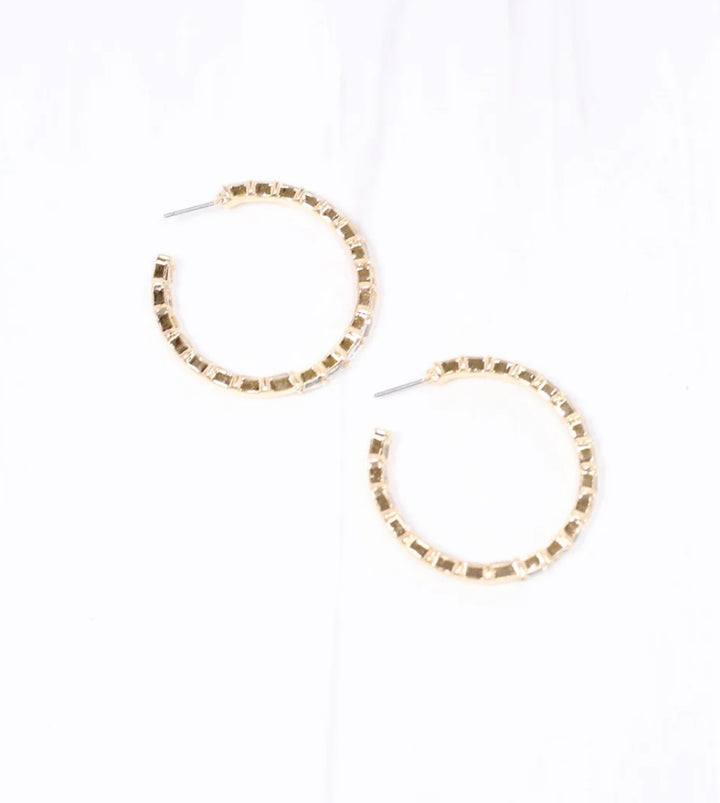 Cierra Hoop Earrings