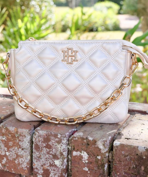 Jace Crossbody-Quilted Pearl