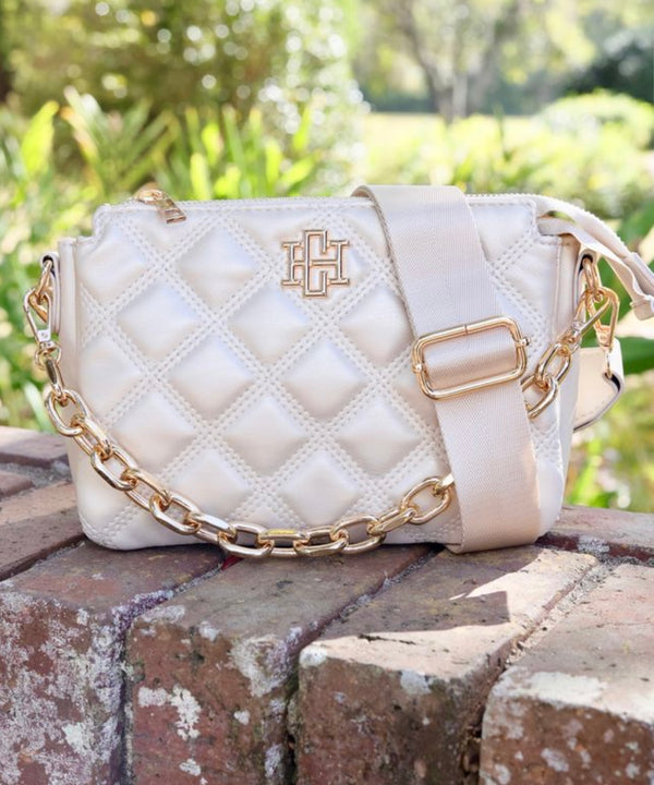 Jace Crossbody-Quilted Pearl