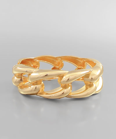 Bold Link Chain Hinge Bracelet