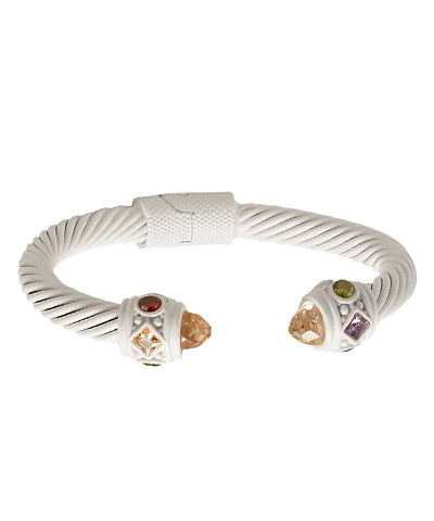 Jeweled Color Cable Bracelet