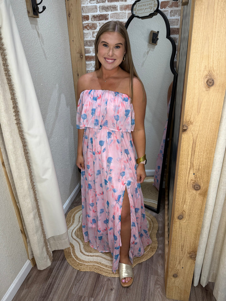 Bluebell Blush Maxi Dress