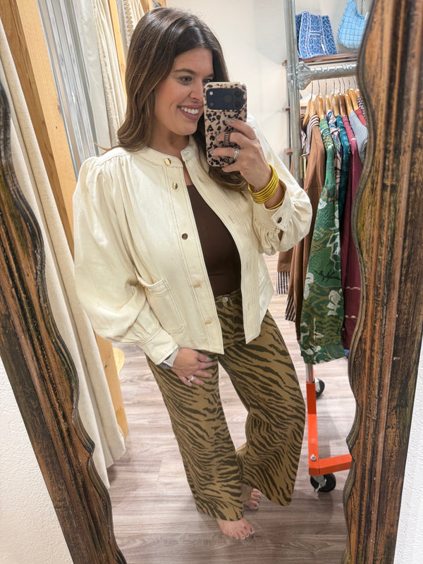 Walk on the Wild Zebra Pants
