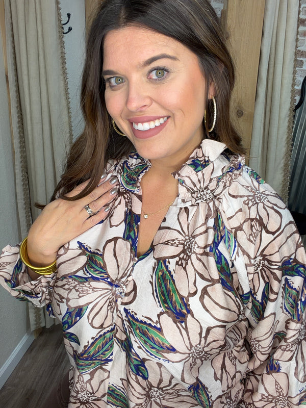 Hidden Joy Floral Top
