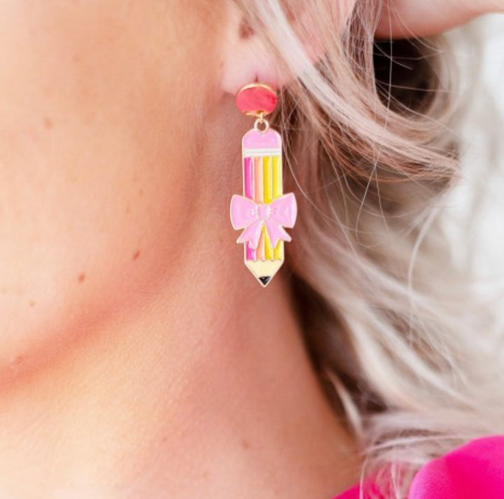 Teacher Pencil Earrings