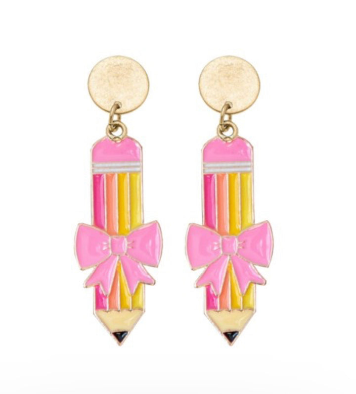 Teacher Pencil Earrings