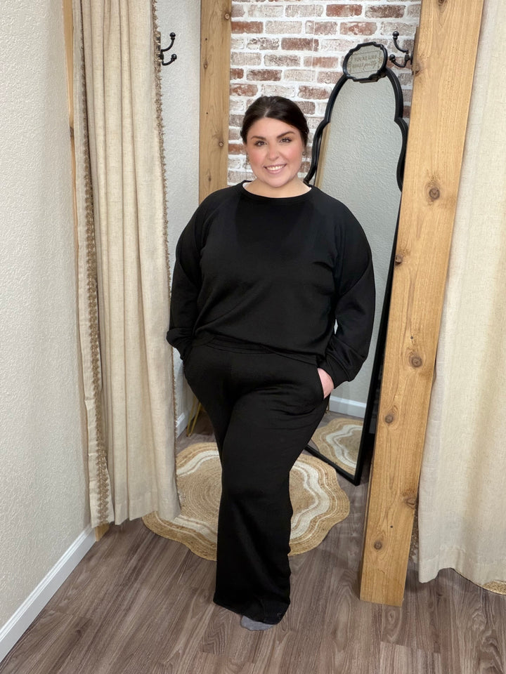 Curvy Hallie Set | Black