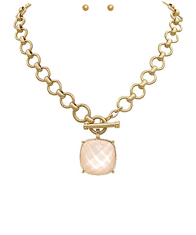 Laurie Stone Necklace| Champagne
