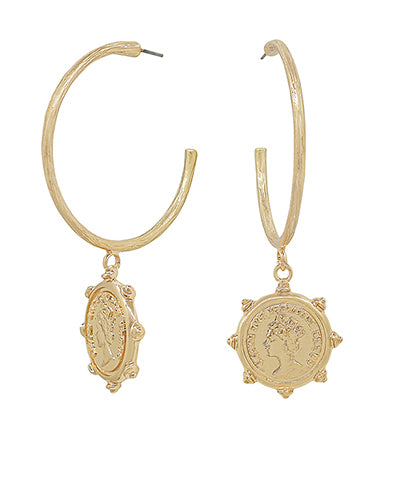 Scottie Coin Earrings