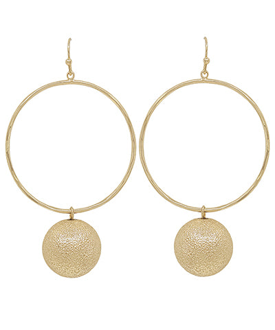 Parker Satin Ball Earrings