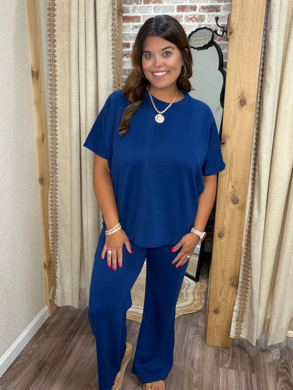 Curvy Hattie Set| Light Navy