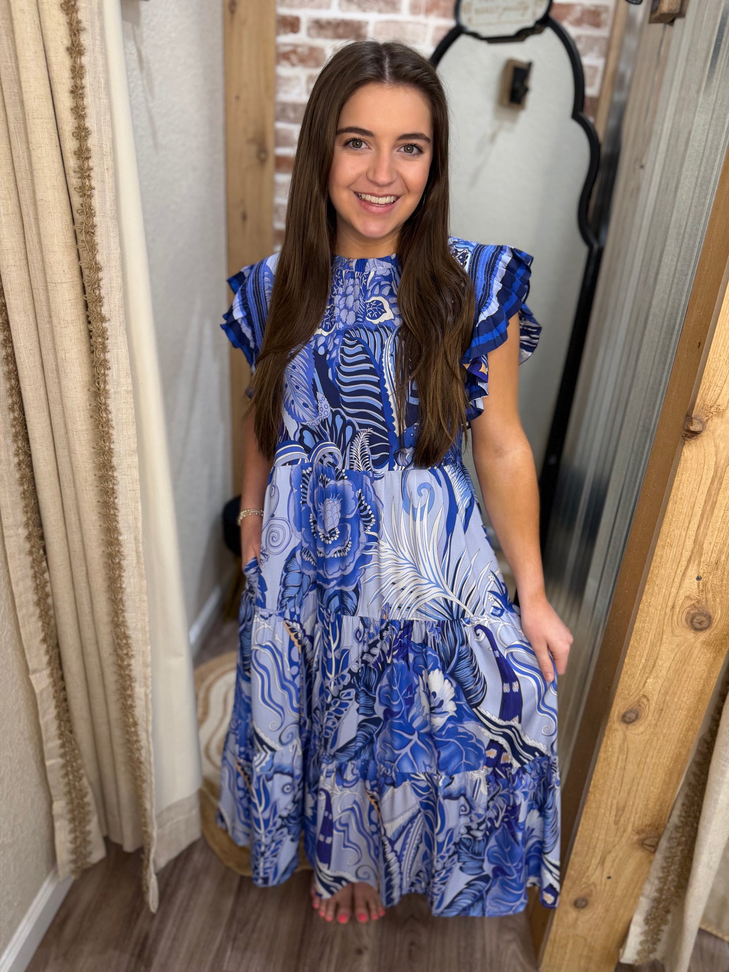 Just So Charming Midi Dress